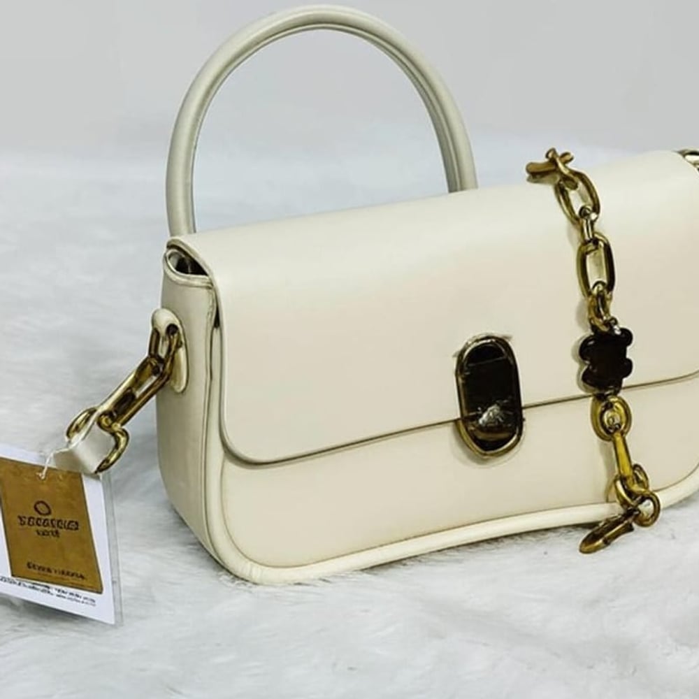 White Quilted Mini Bag